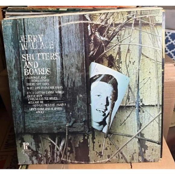Other - Jerry Wallace - Shutters and Boards 33rpm VG+ AB105